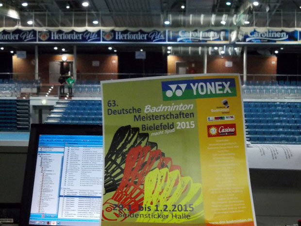 Badminton-DM in Bielefeld 2015 - Start