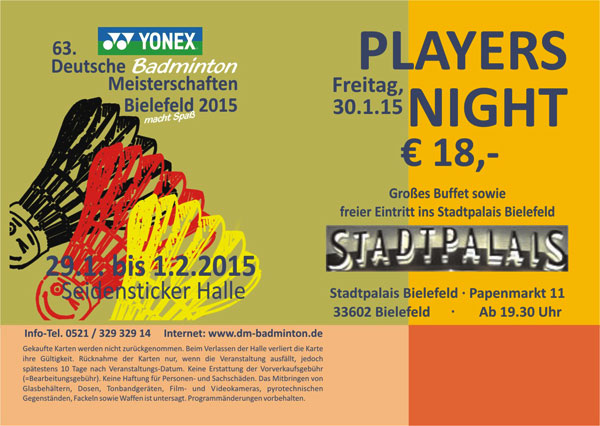 Players Party 2015